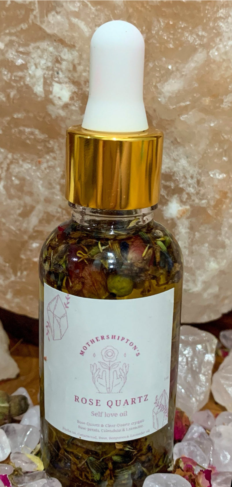 Rose Quartz self love oil.