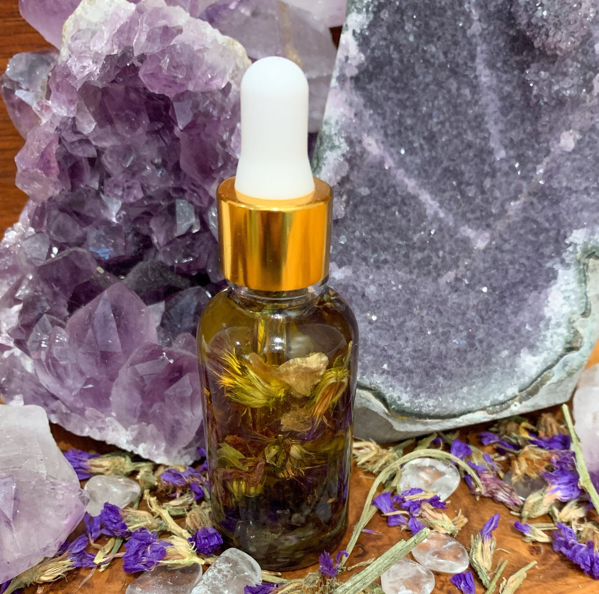 Amethyst healing oil.