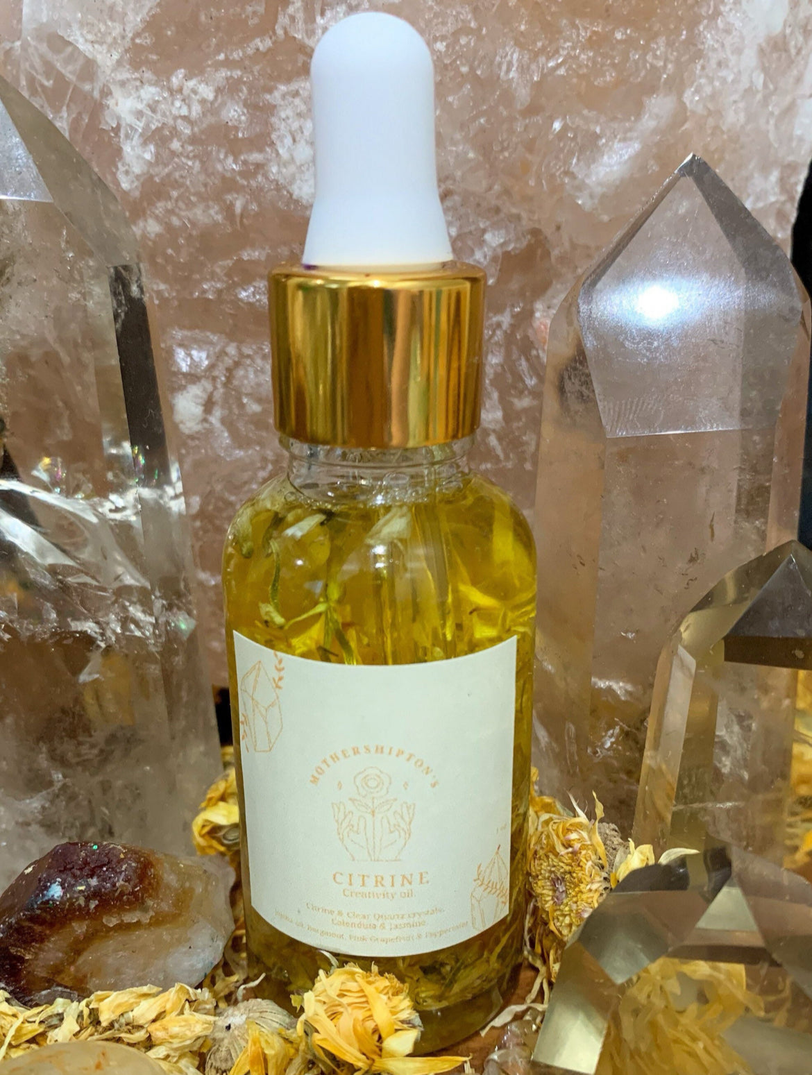 Citrine creativity oil.